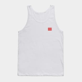 Red Rectangle Tank Top